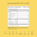 CYMBIOTIKA Vitamin D3 + K2 + CoQ10 Liquid, Vitamin D Supplement for Immune Support, Heart Health & Bone Health, Energy Booster, Liposomal Delivery, Vegan, Tangerine Flavor, 2pck (4.0 fl oz.) - Image 5