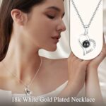 Preserved Real Rose-Eternal Flowers Rose Mothers Day for Mom Women Her Wife Girlfriend on Birthday Valentines with I Love You Necklace 100 Languages Romantic Gift - Image 8