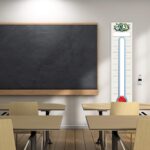 Fundraising Thermometer Chart Goal Tracker Decal - 48"x12" - Dry Erase Goal Setting Wall Poster Thermometer - Removable Giant Sales Goal Vinyl Sticker (Blue) - Image 8