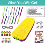 Friendship Bracelet Making Kit Toys, Ages 7 8 9 10 11 12 Year Old Girls Gifts Ideas, Birthday Present for Teen Girl, Arts and Crafts String Maker Tool, Bracelet DIY, Kids Travel Activity Set - Image 3