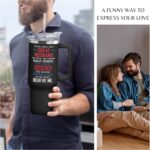 Gifts for Husband from Wife - Fathers Day Gift for Husband - Wedding Anniversary, Birthday, Christmas Gifts for Him - Romantic Love Gift Ideas for Him from Wife - 40 Oz 2-sided Tumbler - Image 7