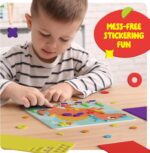 Dan&Darci Foam Sticker Art Craft for Kids - Toddler Arts & Crafts for Ages 3-5 - Boys 4-6 Birthday Gift & Stocking Stuffer - Image 3