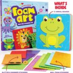 Dan&Darci Foam Sticker Art Craft for Kids - Toddler Arts & Crafts for Ages 3-5 - Boys 4-6 Birthday Gift & Stocking Stuffer - Image 4
