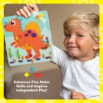 Dan&Darci Foam Sticker Art Craft for Kids - Toddler Arts & Crafts for Ages 3-5 - Boys 4-6 Birthday Gift & Stocking Stuffer - Image 7