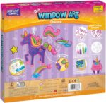Imagimake Window Art Unicorn | Stained Glass Kit | Unicorn Girls Toys Age 6-8 | Art and Crafts for Girls 8-12 | DIY Suncatcher Kit for 5,6,7,8,9,10,11,12 Year Old Kids | Christmas Gift Ideas for Kids - Image 9