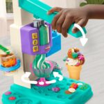 Play-Doh Rainbow Swirl Ice Cream Playset with 7 Pretend Play Kitchen Accessories, Arts and Crafts Toys for 3 Year Old Girls and Boys and Up - Image 3