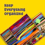 Kid Made Modern Arts and Craft Kit – A DIY 3.8 Pounds of Hobby Craft Supplies & Materials Box for Creative Art Projects for Kids Age 4 5 6 7 8 9 10 11 & 12 Year Old Girls & Boys - Image 6