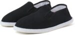 Martial Art Cloth Shoes Kung Fu Tai Chi Cotton Sole Canvas Shoes Black - Image 3
