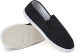 Martial Art Cloth Shoes Kung Fu Tai Chi Cotton Sole Canvas Shoes Black - Image 5