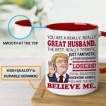 BECHUSKY Christmas Mugs For Husband From Wife - Best Husband Ever Gifts - Birthday Gift Husbands Coffee Mug - Christmas Wedding Anniversary Mug For Him, Hubby From Wifey - Best Husbands Mugs - Image 5