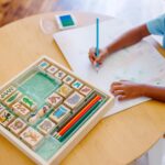 Melissa & Doug Stamp-a-Scene Stamp Set: Rain Forest - 20 Wooden Stamps, 5 Colored Pencils, and 2-Color Stamp Pad - Image 8