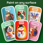 ARTISTRO 24 Acrylic Paint Markers for Rock, Fabric, Wood, Glass, Craft, Decoration - Dual-Tip Paint Pens - Stocking Stuffers, Christmas Gift Idea for Teens, Grandkids, Kids - Art Supplies - Image 5