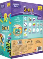 Imagimake 5 in 1 Awesome Craft Kit | Over 15 Projects Creative DIY Arts & Crafts Kit for Kids | Christmas Activities for Kids 6-8-12 | Christmas Gifts for 5,6,7,8,9,10,11,12 Years Old Girls & Boys - Image 10