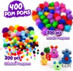 GoodyKing Arts and Crafts Supplies for Kids - 1170Pcs+ Craft Art Supply Kit for Toddlers Kids Craft Supplies & Materials Age 4 5 6 7 8 9 - Christmas D.I.Y. Crafting School Supplies - Image 4