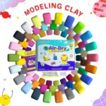 Air Dry Clay 66 Colors, Modeling Clay for Kids, DIY Model Magic Clay, Molding Clay Kit with Sculpting Tools, Non-Sticky Soft and Super Light, Arts and Crafts Gift for Boys Girls Kids - Image 3