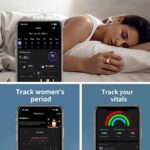 New Smart Ring for Women and Men, Fitness Tracker with Heart Rate Monitor, Sleep Tracker,100+ Sport Modes, Step Counter, IP68 Waterproof, No Subscription Fee for iOS/Android (Black, 11) - Image 3