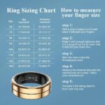 New Smart Ring for Women and Men, Fitness Tracker with Heart Rate Monitor, Sleep Tracker,100+ Sport Modes, Step Counter, IP68 Waterproof, No Subscription Fee for iOS/Android (Black, 11) - Image 6