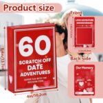 60+ Date Night Ideas Scratch Off Cards Set - Unique and Romantic Couple Date Night Activities - Fun Couple Gifts for Women Men Her Him - Creative Gifts for Christmas and Valentine's Day - Image 9