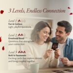 InDeep Couples Game – 100 Conversation Cards with 3 Levels + 15 Deeper Challenge Cards – Interactive Date Night Game for Couples – Great Gift for Him & Her – Anniversary or Valentine’s Day - Image 5