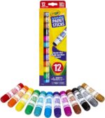 Crayola Quick Dry Paint Sticks (12ct), Washable Paint Set for Kids, Arts & Crafts Supplies, Multi-Surface, Assorted Colors, Kids Gifts - Image 3