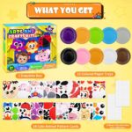 16 Pack Arts and Crafts for Kids, Toddler Crafts Animal Paper Plate Art Kit Gift for 3 4 5 6 Year Old Boys Girls DIY Kids for Birthday Party Favor Preschool Classroom Party Games - Image 3