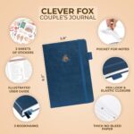 Clever Fox Couple’s Journal – Couples Date Night, Activity & Journaling Workbook – Relationship Book to Plan Dates & Fill Out Together – Engagement Gift Ideas – A5 Size (Mystic Blue) - Image 6