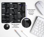 Excel Shortcuts Mouse Pad - The Ultimate Productivity Tool - Dominate Excel Like a Pro - The Secret Weapon to Master Excel - 7.75” x 9.25” Rectangular Shape (Solid Black Print) - Image 5