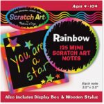 Melissa & Doug Scratch Art Rainbow Mini Notes (125) with Wooden Stylus - FSC Certified - Image 4