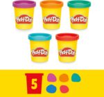 Play-Doh Fun Tub Set, 19 Accessories & Reusable Storage Container, Preschool Toys, Kids Arts & Crafts, Christmas Stocking Stuffer Gifts, Ages 3+ (Amazon Exclusive) - Image 7