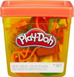 Play-Doh Fun Tub Set, 19 Accessories & Reusable Storage Container, Preschool Toys, Kids Arts & Crafts, Christmas Stocking Stuffer Gifts, Ages 3+ (Amazon Exclusive) - Image 8