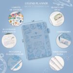 Legend Bucket List Journal – The Ultimate Notebook to Plan Adventures, Travels, Goals & Experiences – Bucketlist Book for Couples (Periwinkle) - Image 3
