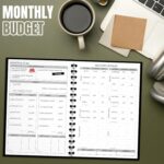 Budget Planner and Monthly Bill Organizer - Financial Planner Organizer Budget Book with Sticker Sheets - Bill Tracker Notebook | Budgeting Book with Debt, Saving and Expense Trackers - A5 - Image 4