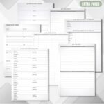 Budget Planner and Monthly Bill Organizer - Financial Planner Organizer Budget Book with Sticker Sheets - Bill Tracker Notebook | Budgeting Book with Debt, Saving and Expense Trackers - A5 - Image 6