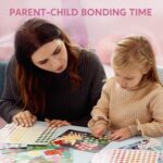 Klever Kits Dot Art Kit for Kids, No Mess Sticker for Toddlers 3-7, Craft Kits, DIY Creative Activity, Travel Toy, Birthday Presents for Boys Girls (Unicorns & Princess) - Image 7