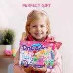 Klever Kits Dot Art Kit for Kids, No Mess Sticker for Toddlers 3-7, Craft Kits, DIY Creative Activity, Travel Toy, Birthday Presents for Boys Girls (Unicorns & Princess) - Image 8