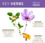 Himalaya Hello Peace - Herbal Stress Relief Supplement with Ashwagandha and Turmeric for Normal Cortisol and Adrenal Support - Vegan, Non-GMO, Gluten Free, 60 Capsules - Image 5