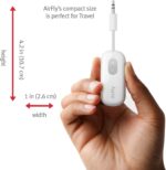 Twelve South AirFly SE | Bluetooth Wireless Audio Transmitter Adapter for AirPods/Headphones, 20+ Hr Battery, Works with 3.5mm aux Jacks on Airplanes, TVs, Gym Equipment, and Travel - Image 4