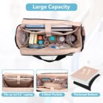 Nurse Tote Bag Clinical Bag Empty, Large Nurse Bag for Work fits 15.6" Laptop for Medical Assistants, Home Healthcare, Travel, Black - Image 3