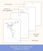 Lamare Bucket List Journal – Dream, Plan & Reflect | Vision Board, Adventure Bucket List & Travel Journal | Couples Bucket List Book - Image 4