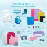 Klever Kits 7 Sewing Projects- My First Kids Sewing Kit- Easy DIY Arts and Crafts for Girls, Craft Kits, Birthday Gifts for Kids Aged 6+, Unicorn and Mermaid Pillow - Image 5