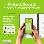 Rocketbook Fusion Hybrid Reusable Planner and Notebook in One, Additional Blank Pages, Goal and Project Tracker, Undated Planner, Letter Size 8.5x11, Black (Pack of 1) - Image 7