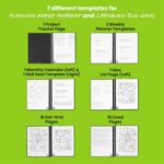 Rocketbook Fusion Hybrid Reusable Planner and Notebook in One, Additional Blank Pages, Goal and Project Tracker, Undated Planner, Letter Size 8.5x11, Black (Pack of 1) - Image 8