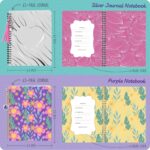 2-Pack DIY Journal Kit for Girls -Christmas Birthday Gifts for Girls 8 9 10 11 12 13 14 Years Old - Arts & Crafts for Teens Trendy Stuff - Scrapbook & Diary Supplies Toys Set - Image 5