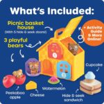 Learning Resources Three Bear Family Storytime Picnic, Shape Sorter, Fine Motor Skills, Montessori Activities, Toddler Outdoor Toys, Sensory Bin, Homeschool Supplies, Boys and Girls Gifts - Image 7