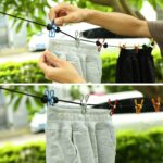 Retractable Portable Clothesline for Travel，Clothing line with 12 Clothes Clips, for Indoor Laundry Drying line,Outdoor Camping Accessories - Image 6