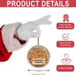 Emotional Support Nuggets - Cute Mental Health Friends Family Women Gifts Ideas - Christmas Ornaments - Christmas Decorations - 3.6 in Acrylic - Funny Gag Gifts - White Elephant - Stocking Stuffers - Image 3