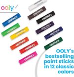 Ooly Chunkies 12 Mess Free Paint Sticks For Kids, Tempera Paint Sticks Kid Safe Colors, No Mess Quick Drying Art Supplies for Toddlers and Kids - Image 3