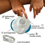 Zenimal Teen and Adult Meditation Audio Player - Patented Screen-Free Mindfulness Device with 9 Audio Meditations and 60 Minutes of Soothing Sounds and Music, Jade Sandstone - Image 4