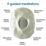 Zenimal Teen and Adult Meditation Audio Player - Patented Screen-Free Mindfulness Device with 9 Audio Meditations and 60 Minutes of Soothing Sounds and Music, Jade Sandstone - Image 7