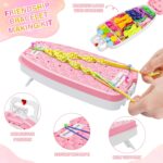 Dpai Friendship Bracelet Making Kit for Girls,DIY Arts and Crafts Toys,Jewelry String Maker Kit,The Best Birthday Gifts Ideas for Girls 6 7 8 9 10 11 12+ Years Old（Pink） - Image 4